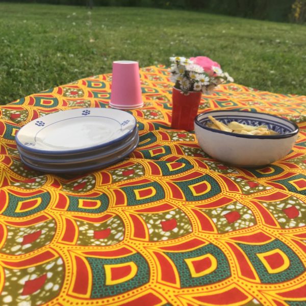Tovaglia picnic cotone etnico wax